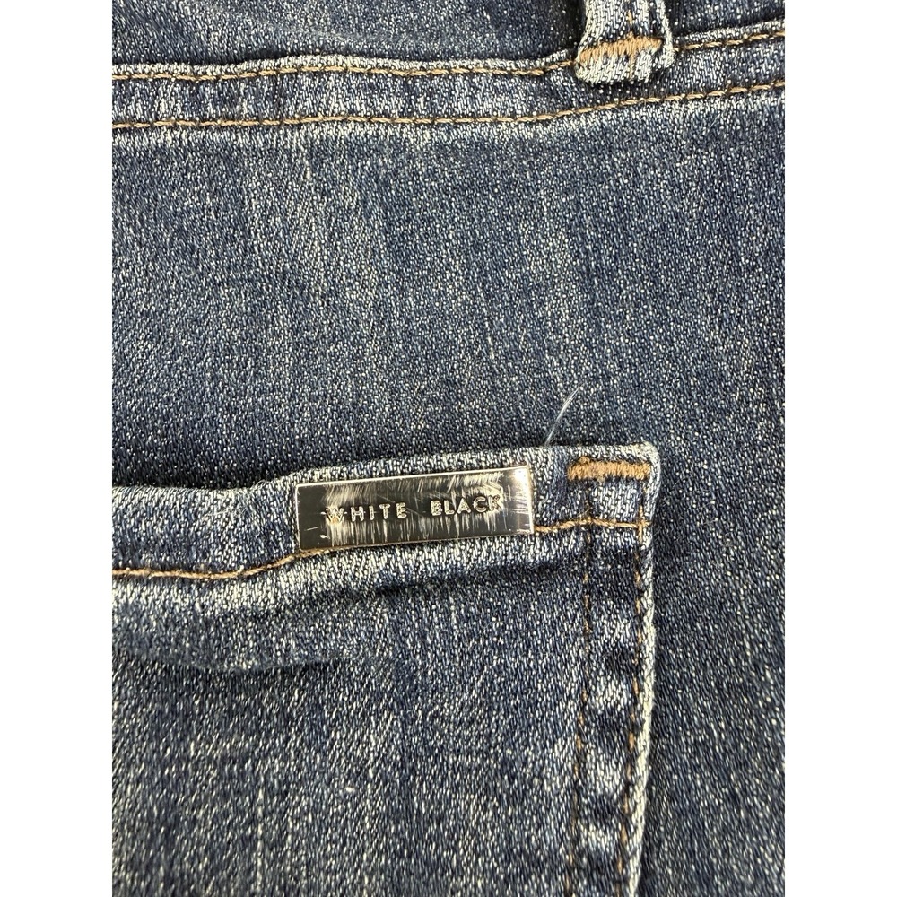 NWOT WHBM Everyday Soft Skinny Dark Wash Jeans Size 12 - Picture 6 of 6